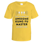 Awesome Kung Fu Master T-Shirt - Small / Daisy