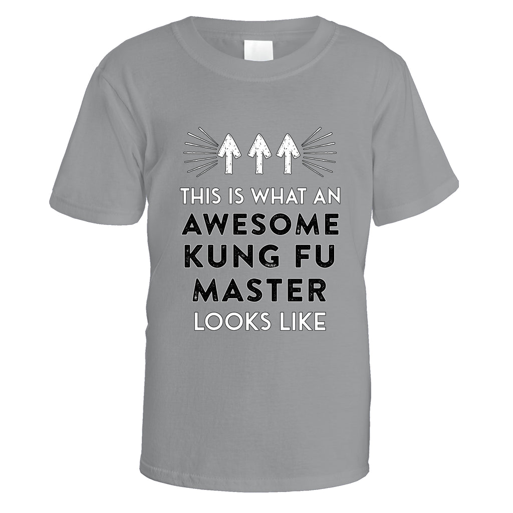 Awesome Kung Fu Master T-Shirt - Small / Sports Grey