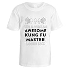 awesome-kung-fu-master-t-shirt - White