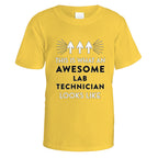 Awesome Lab Technician T-Shirt - Small / Daisy