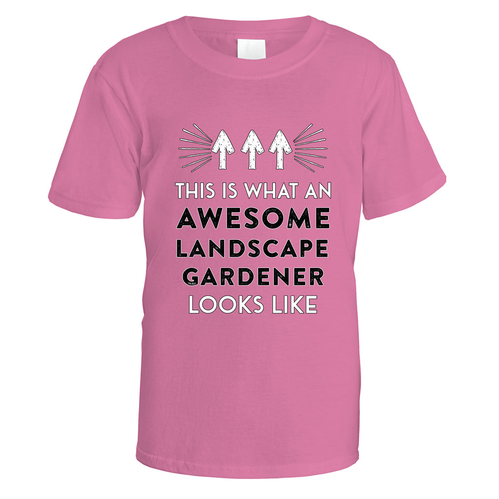 Awesome Landscape Gardener T-Shirt - Small / Azalea