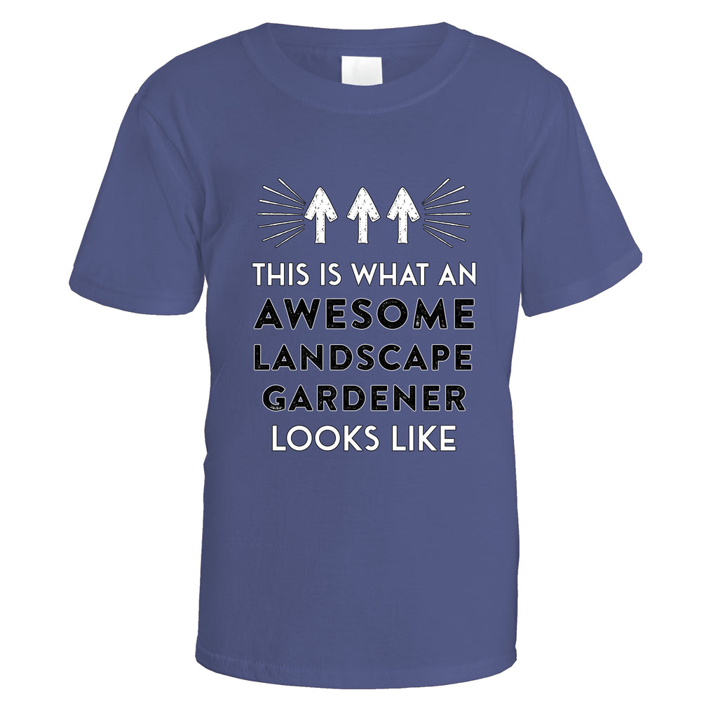 Awesome Landscape Gardener T-Shirt - Small / Purple