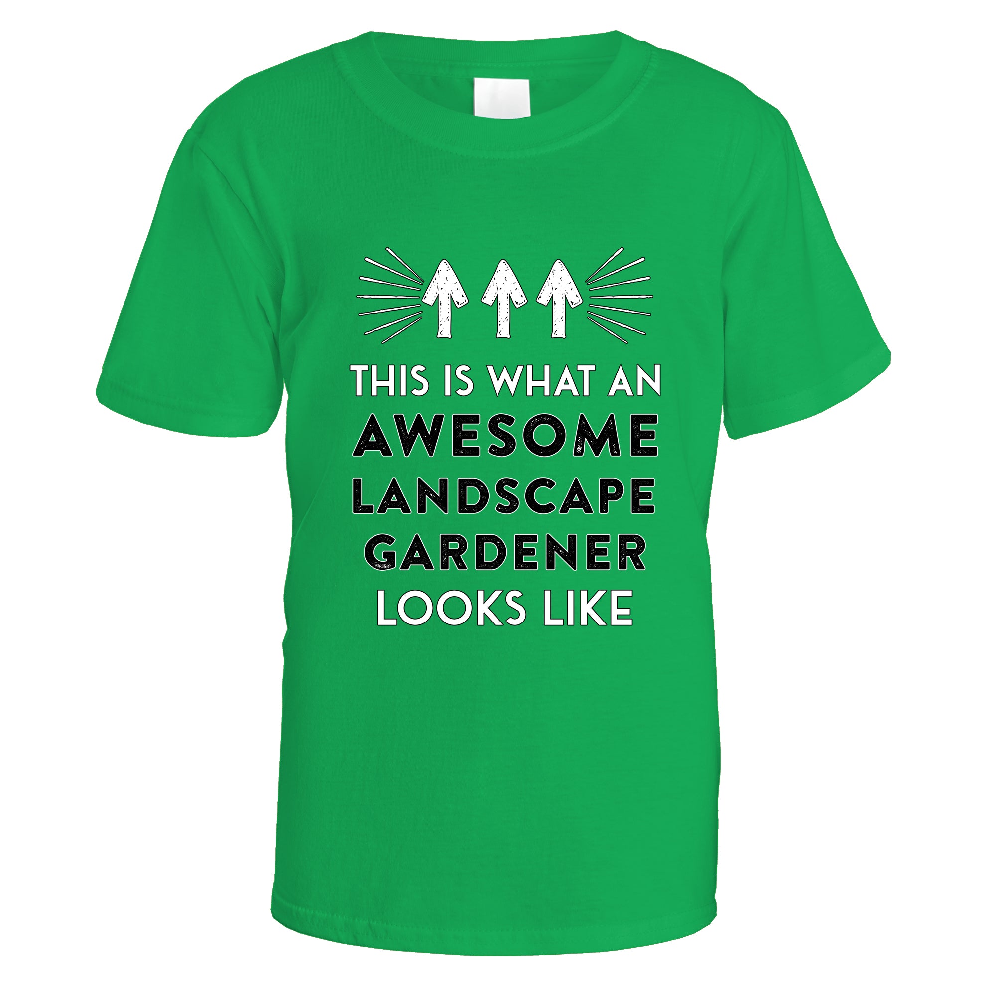 awesome-landscape-gardener-t-shirt - Irish Green