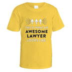 Awesome Lawyer T-Shirt - Small / Daisy