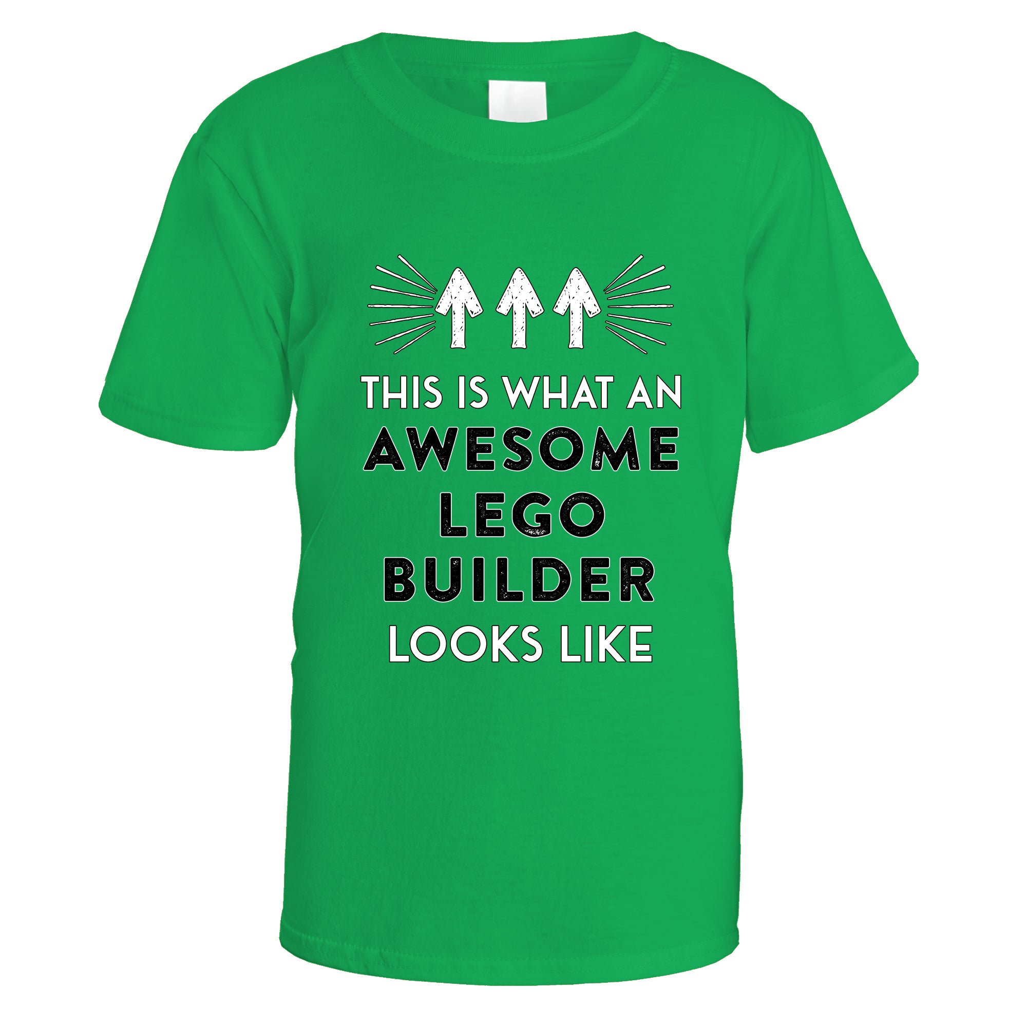 awesome-lego-builder-t-shirt - Irish Green