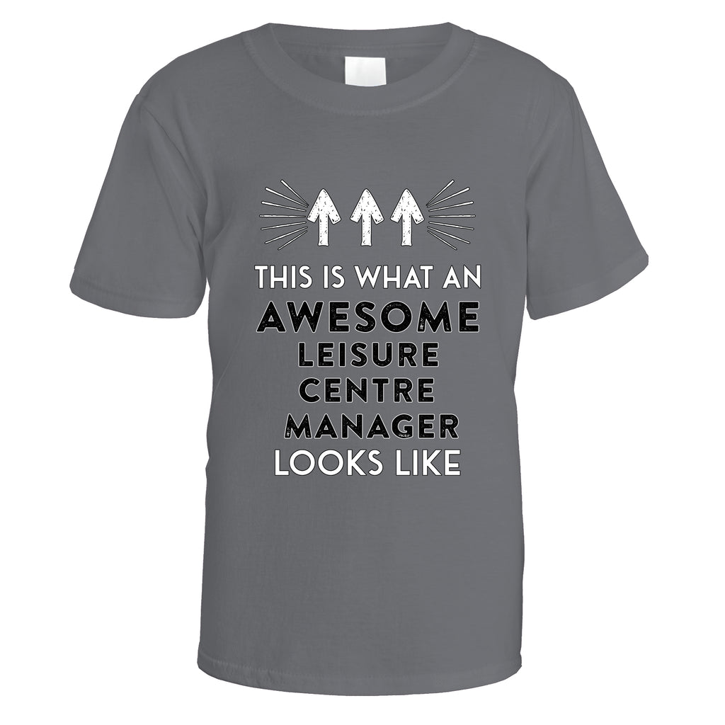 Awesome Leisure Centre Manager T-Shirt - Small / Charcoal