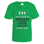 Awesome Leisure Centre Manager T-Shirt - Small / Irish Green
