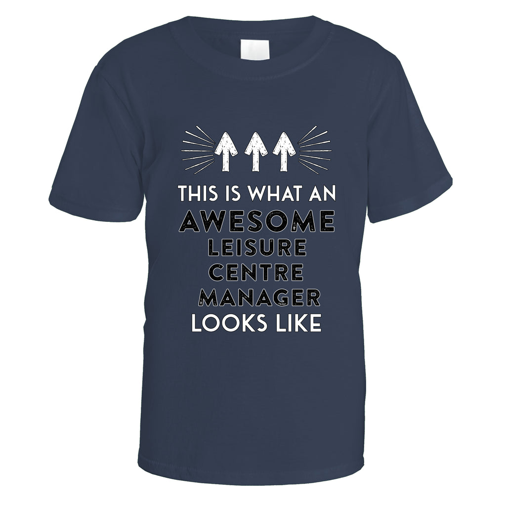 Awesome Leisure Centre Manager T-Shirt - Small / Navy