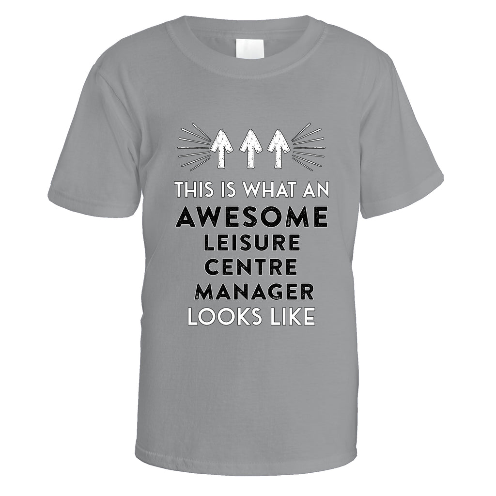 Awesome Leisure Centre Manager T-Shirt - Small / Sports Grey