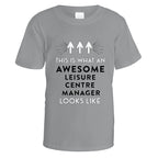 awesome-leisure-centre-manager-t-shirt - Sports Grey