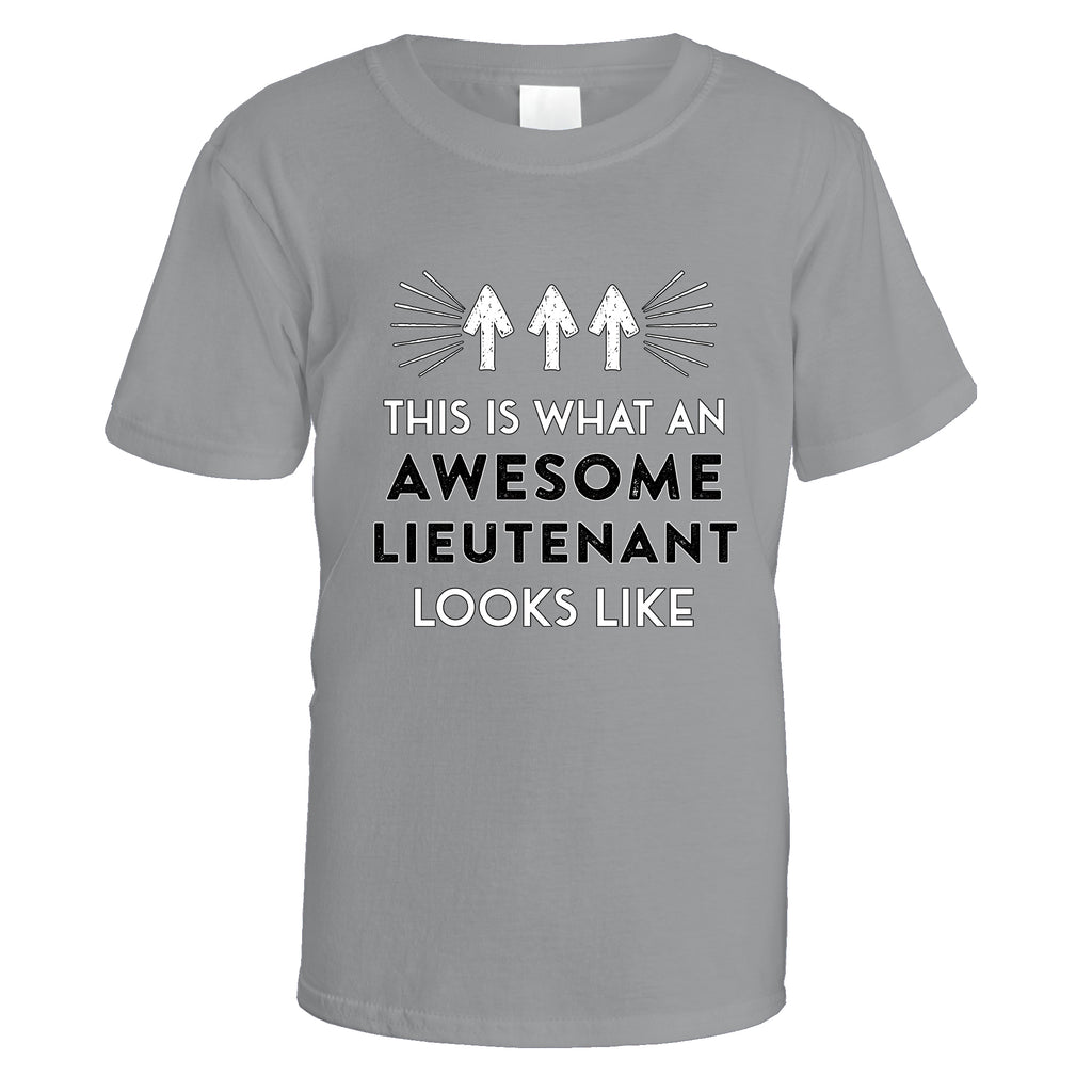 Awesome Lieutenant T-Shirt - Small / Sports Grey