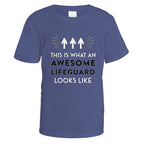 Awesome Lifeguard T-Shirt - Small / Purple