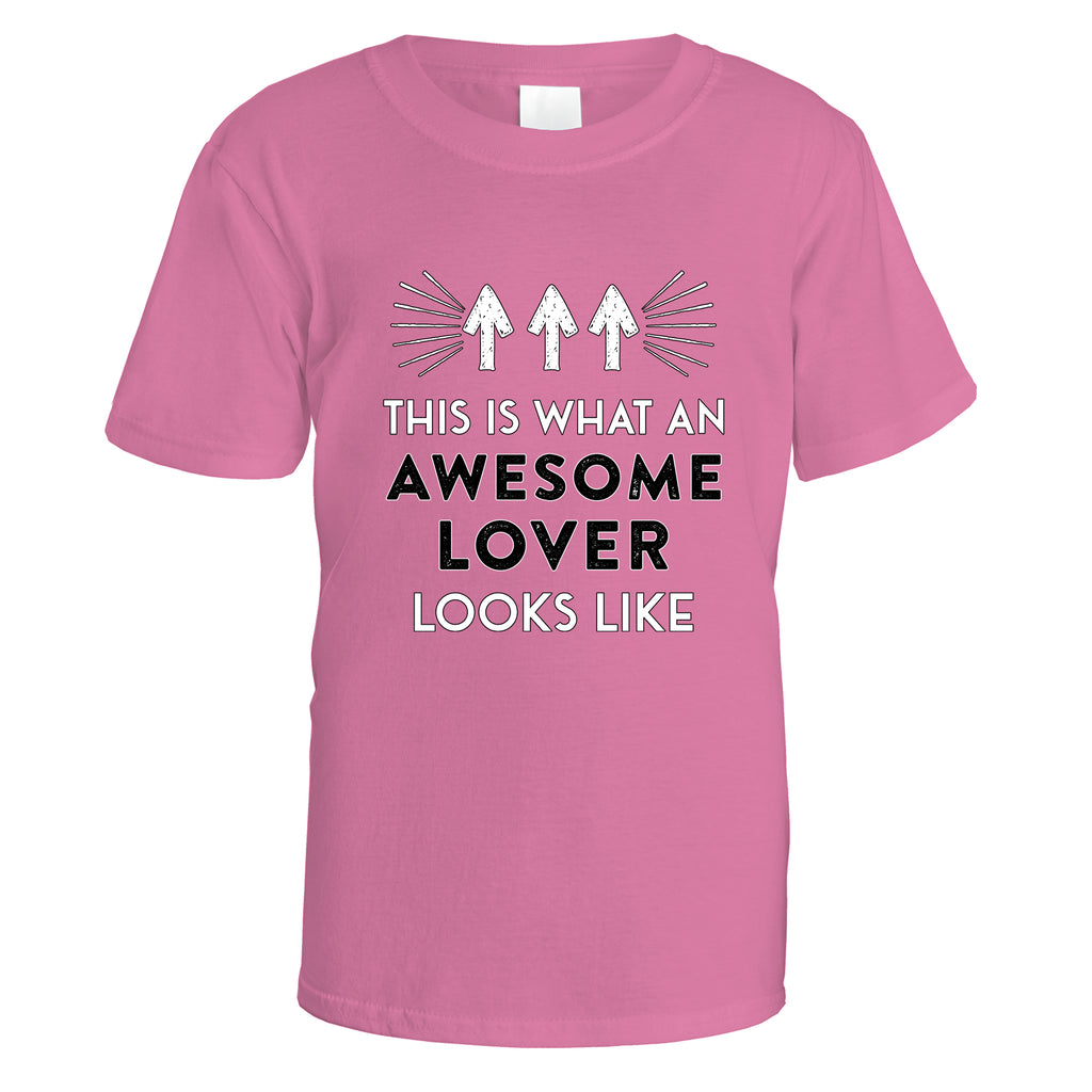 Awesome Lover T-Shirt - Small / Azalea