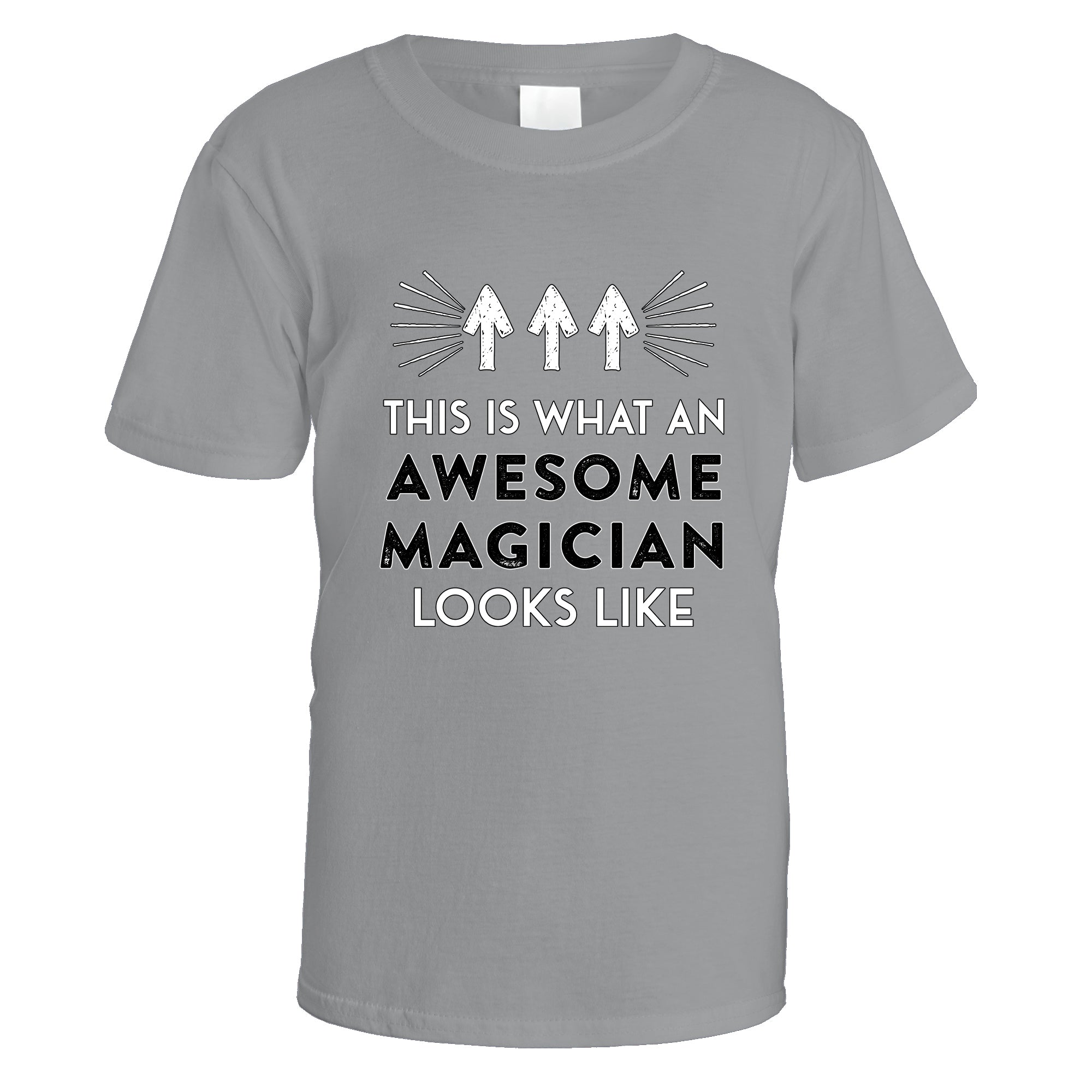 awesome-magician-t-shirt - Sports Grey