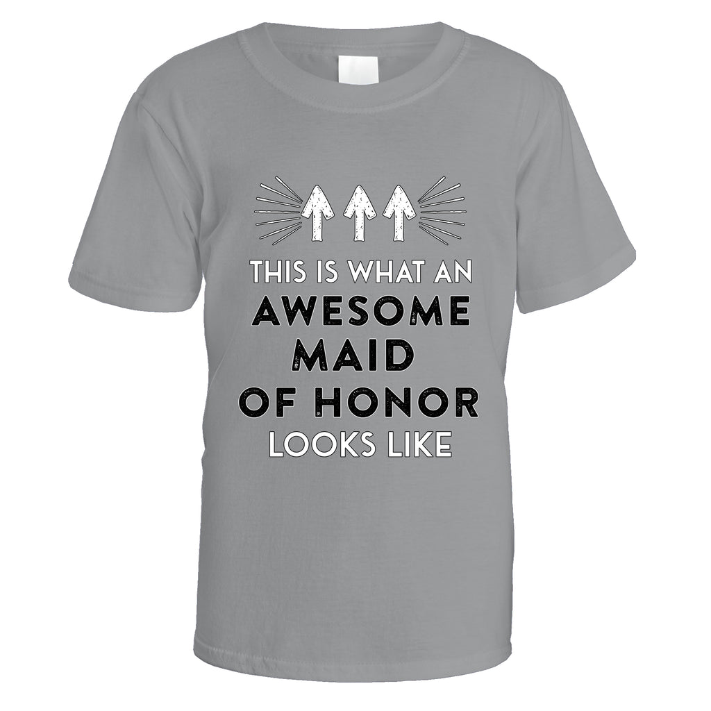 Awesome Maid Of Honour T-Shirt - Small / Sports Grey