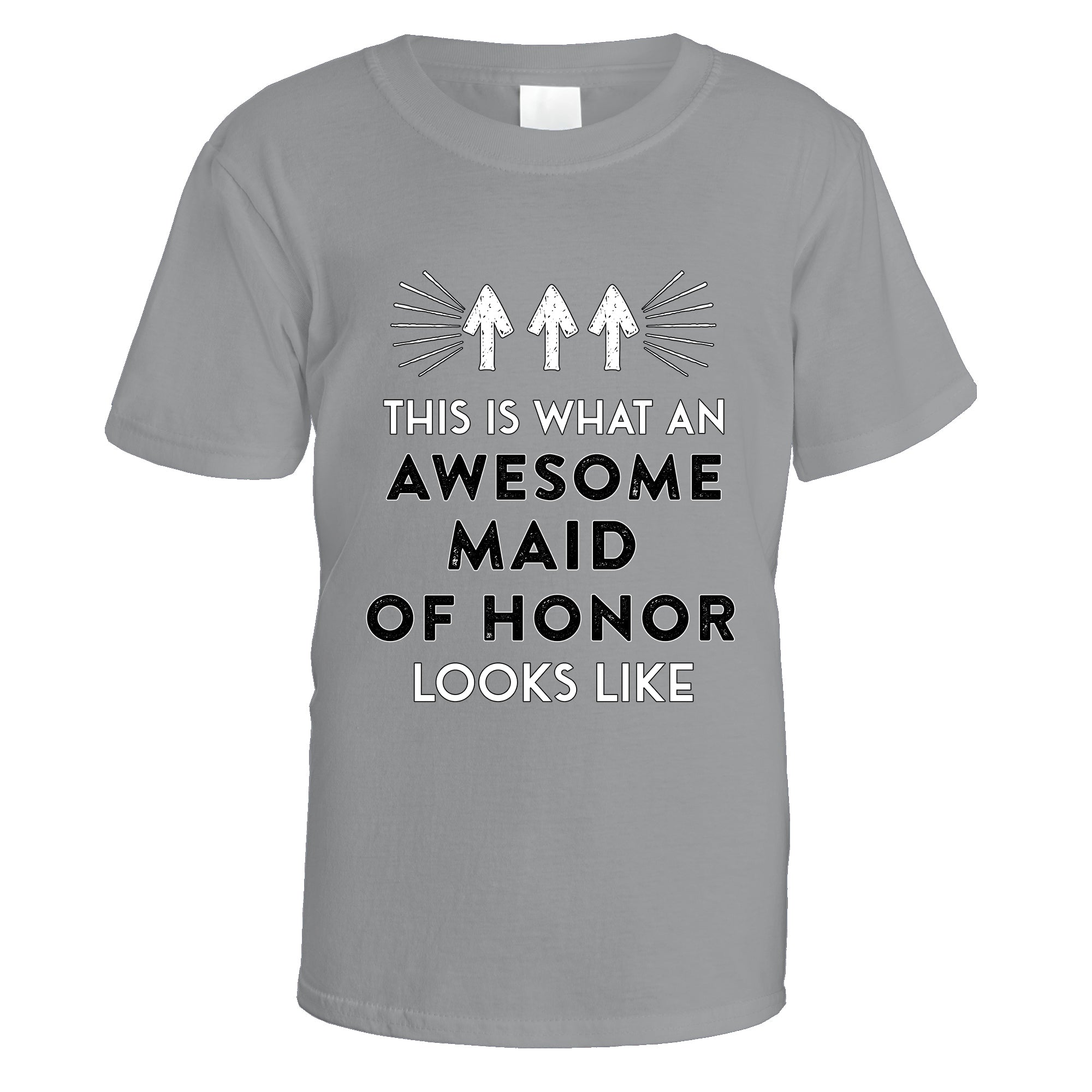 awesome-maid-of-honour-t-shirt - Sports Grey