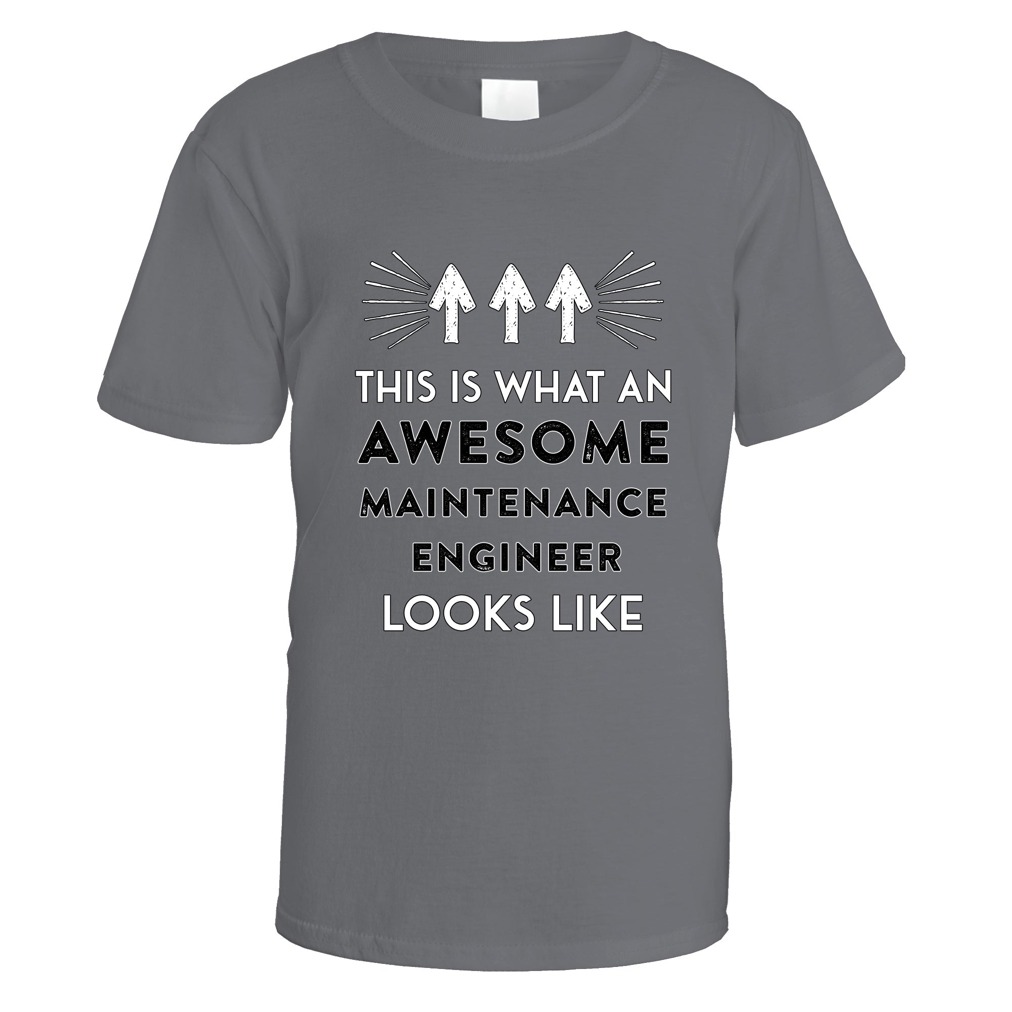 awesome-maintenance-engineer-t-shirt - Charcoal