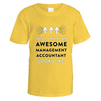 Awesome Management Accountant T-Shirt - X Large / Daisy