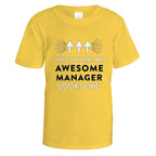Awesome Manager T-Shirt - Small / Daisy