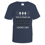 Awesome Managing Director T-Shirt - Small / Navy