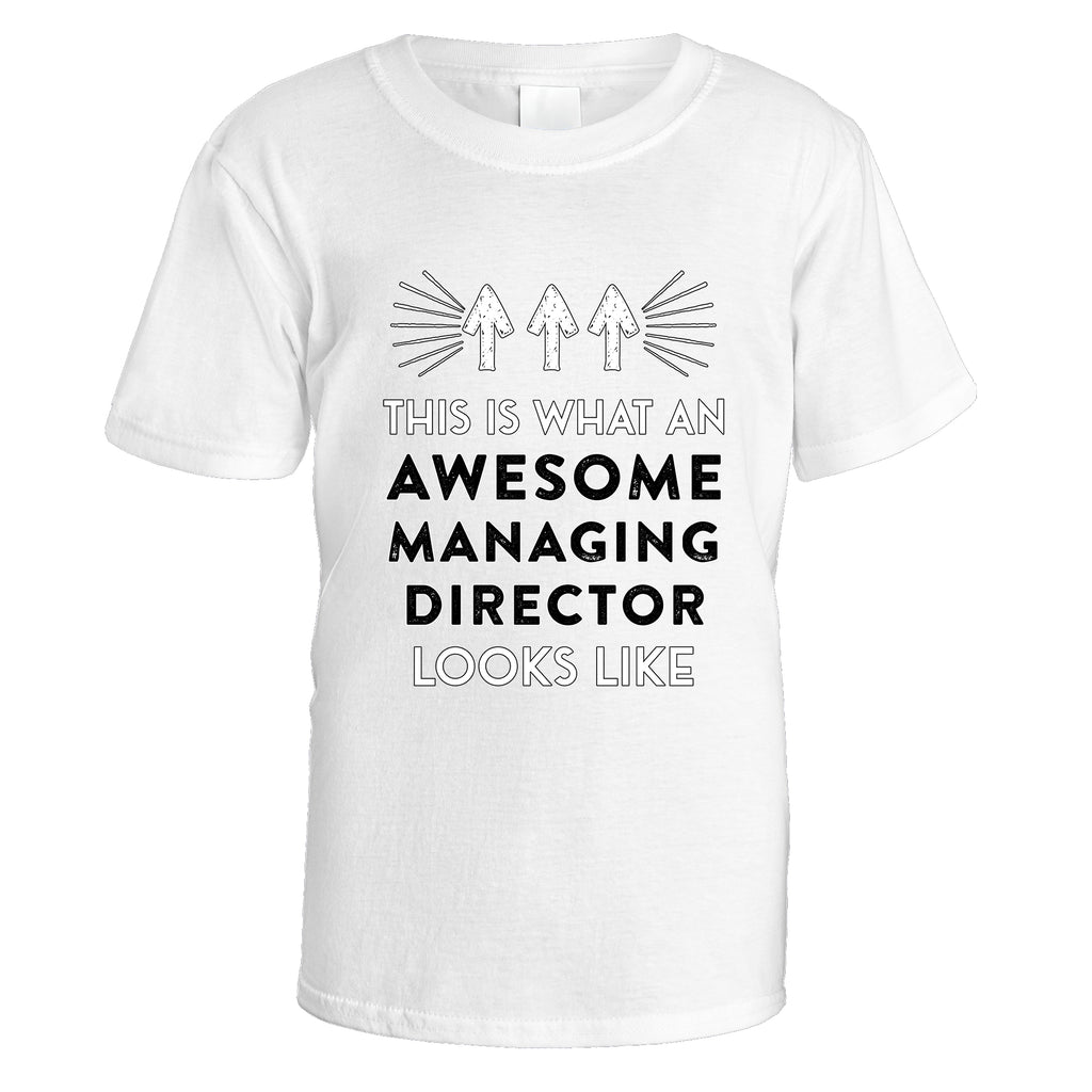 awesome-managing-director-t-shirt - White
