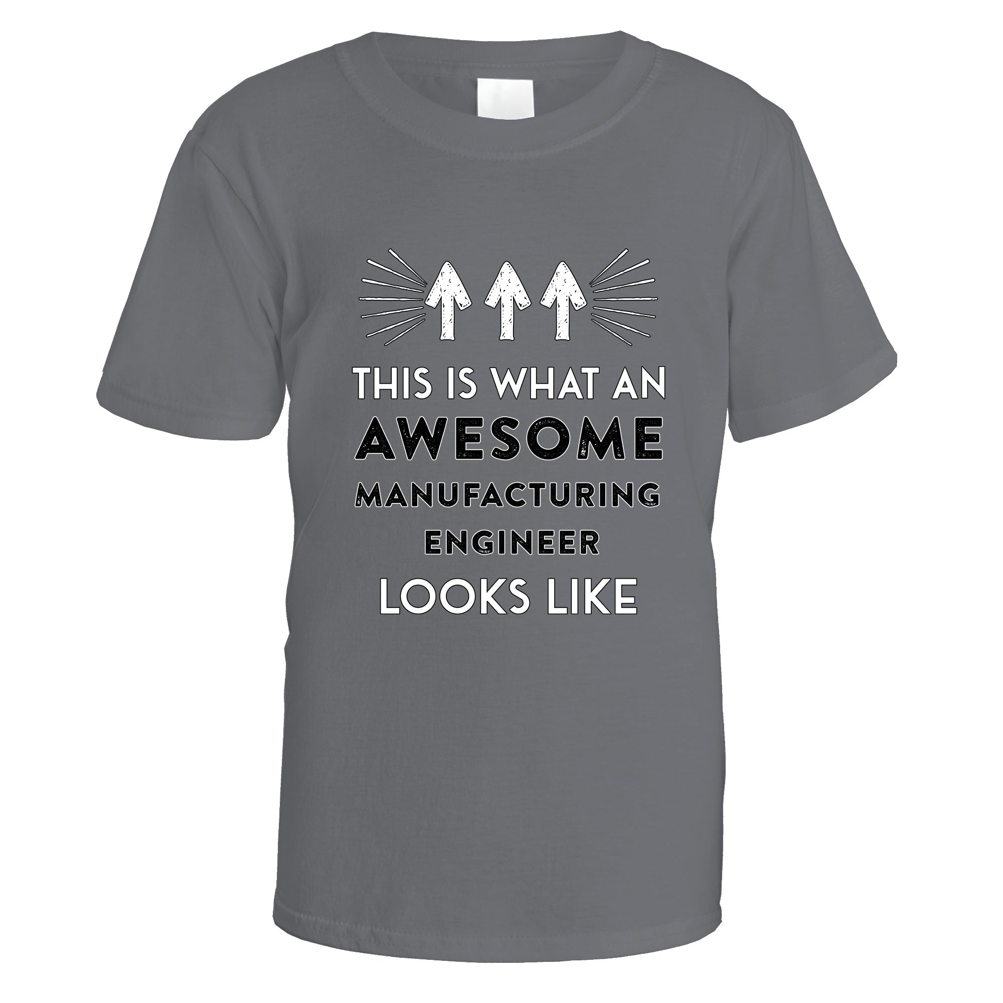 awesome-manufacturing-engineer-t-shirt - Charcoal