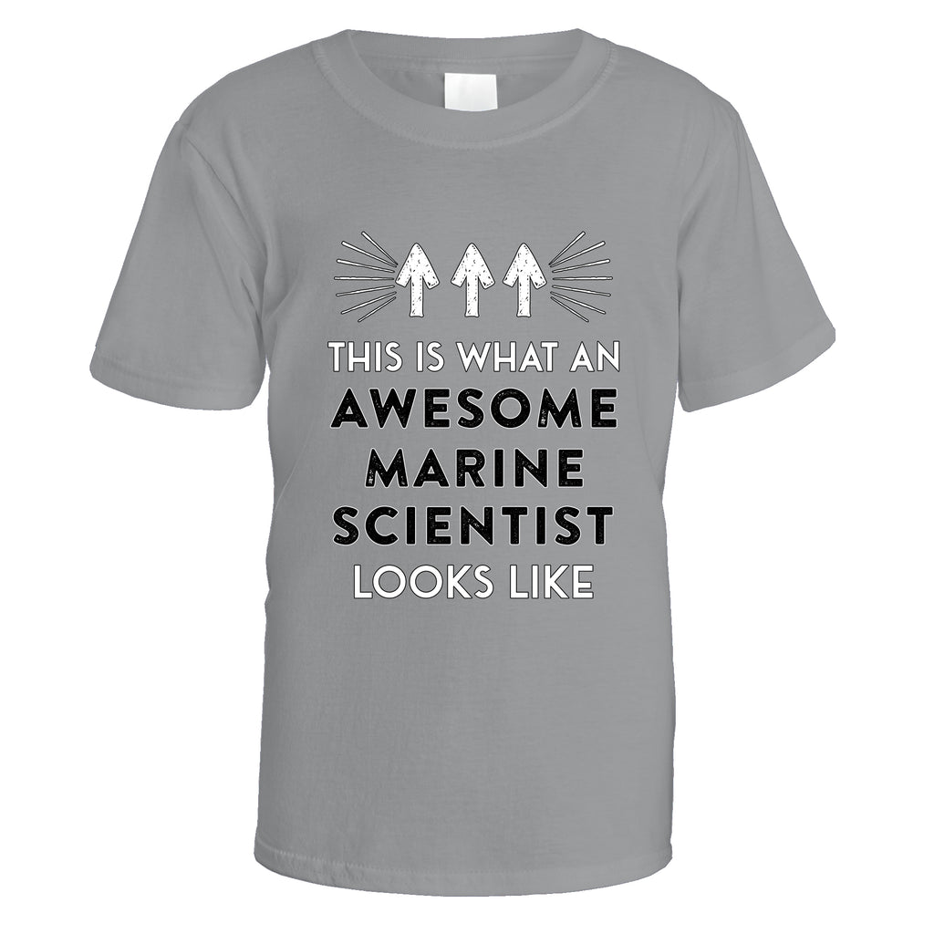 Awesome Marine Scientist T-Shirt - Small / Sports Grey