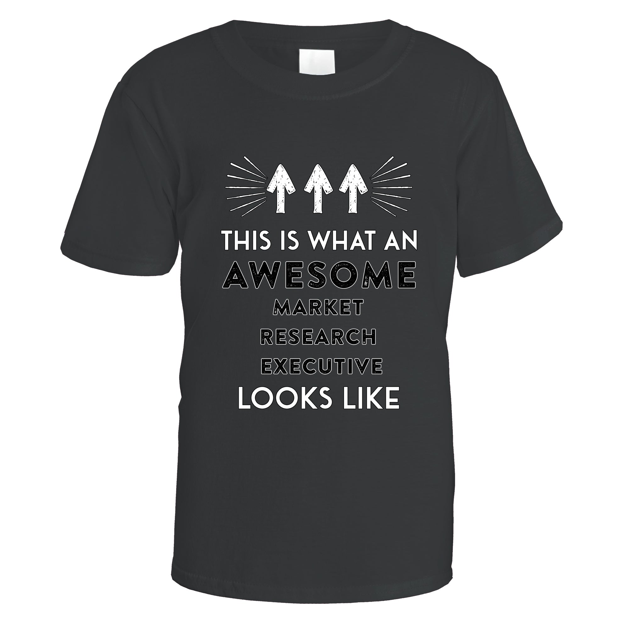 awesome-market-research-executive-t-shirt - Black