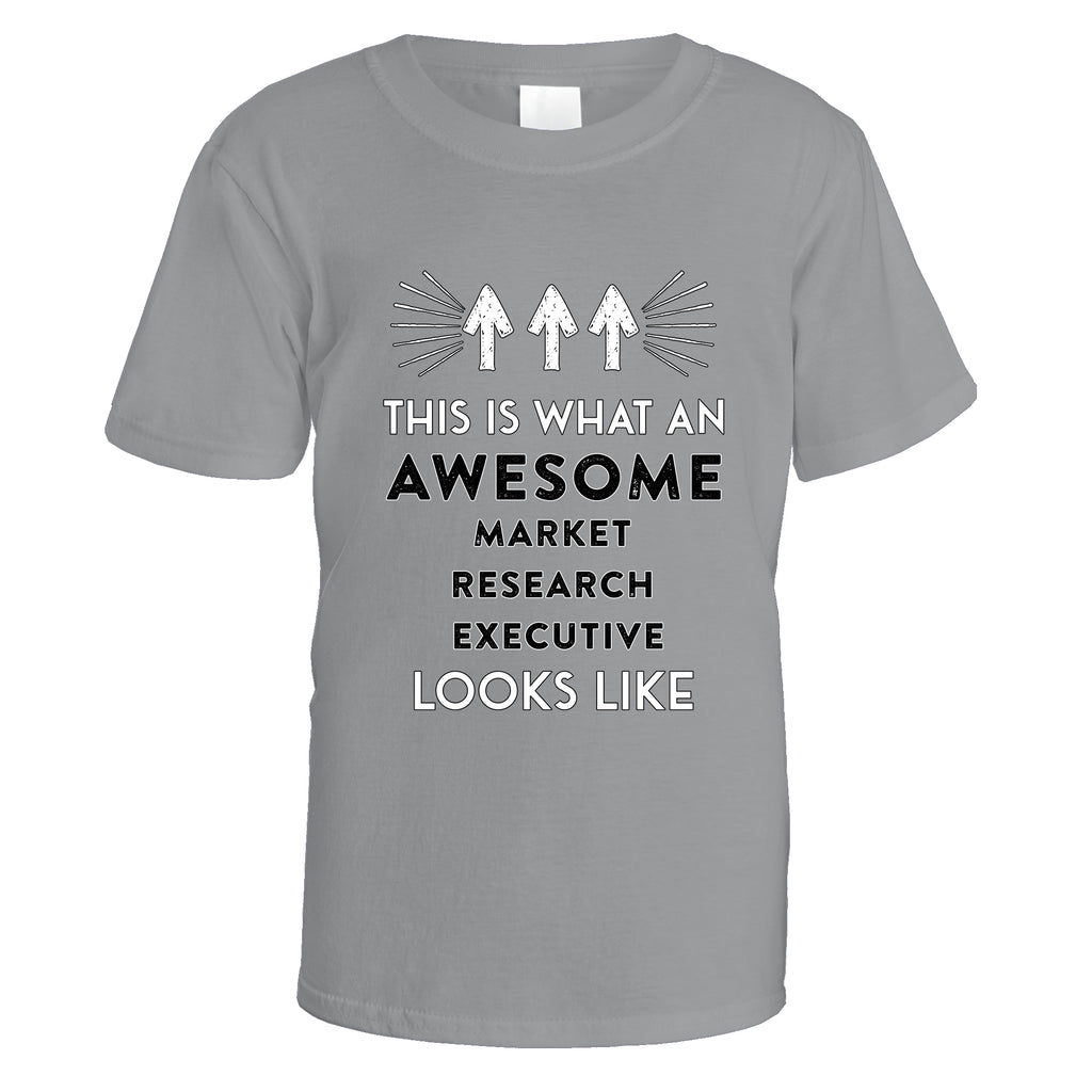 Awesome Market Research Executive T-Shirt - Small / Sports Grey