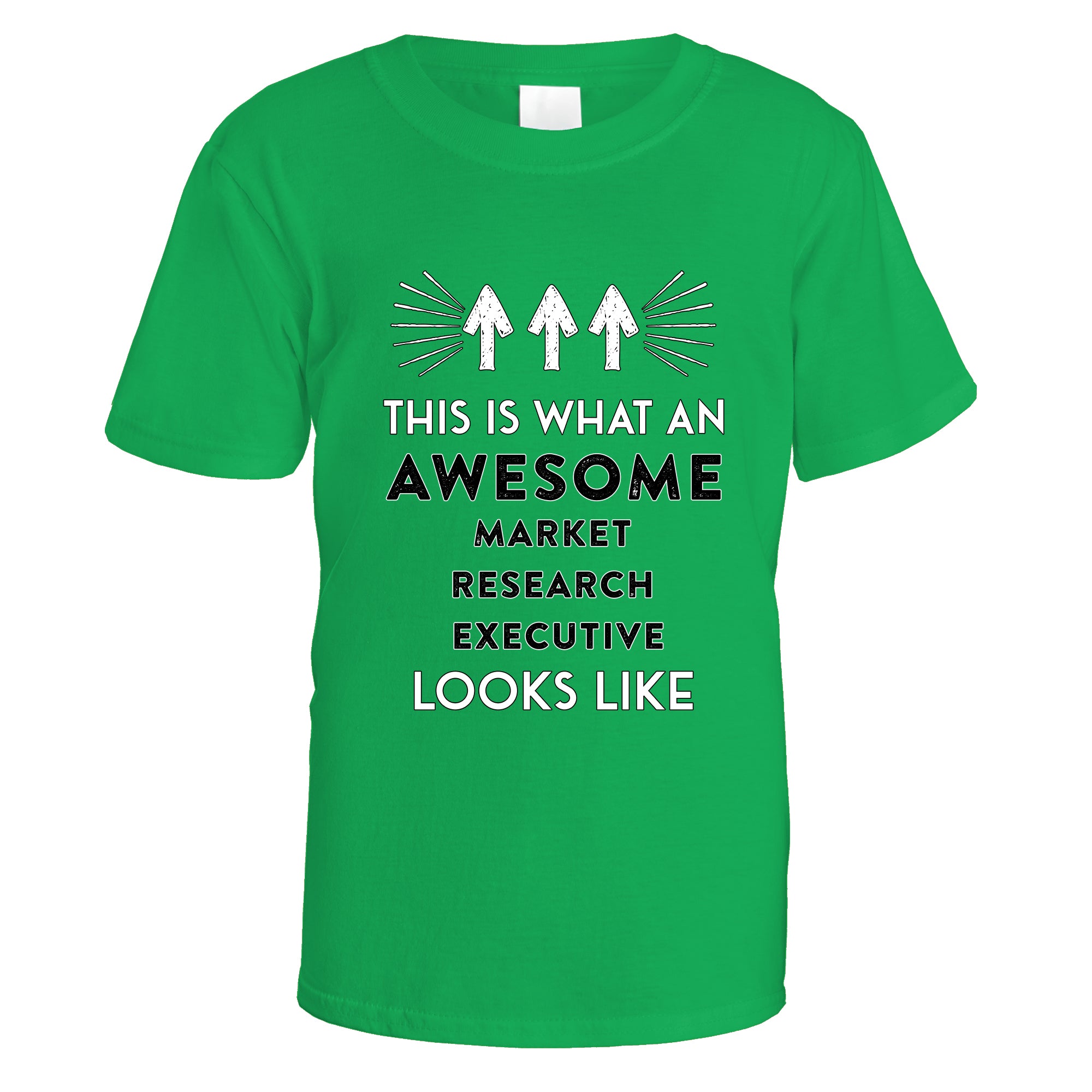 awesome-market-research-executive-t-shirt - Irish Green