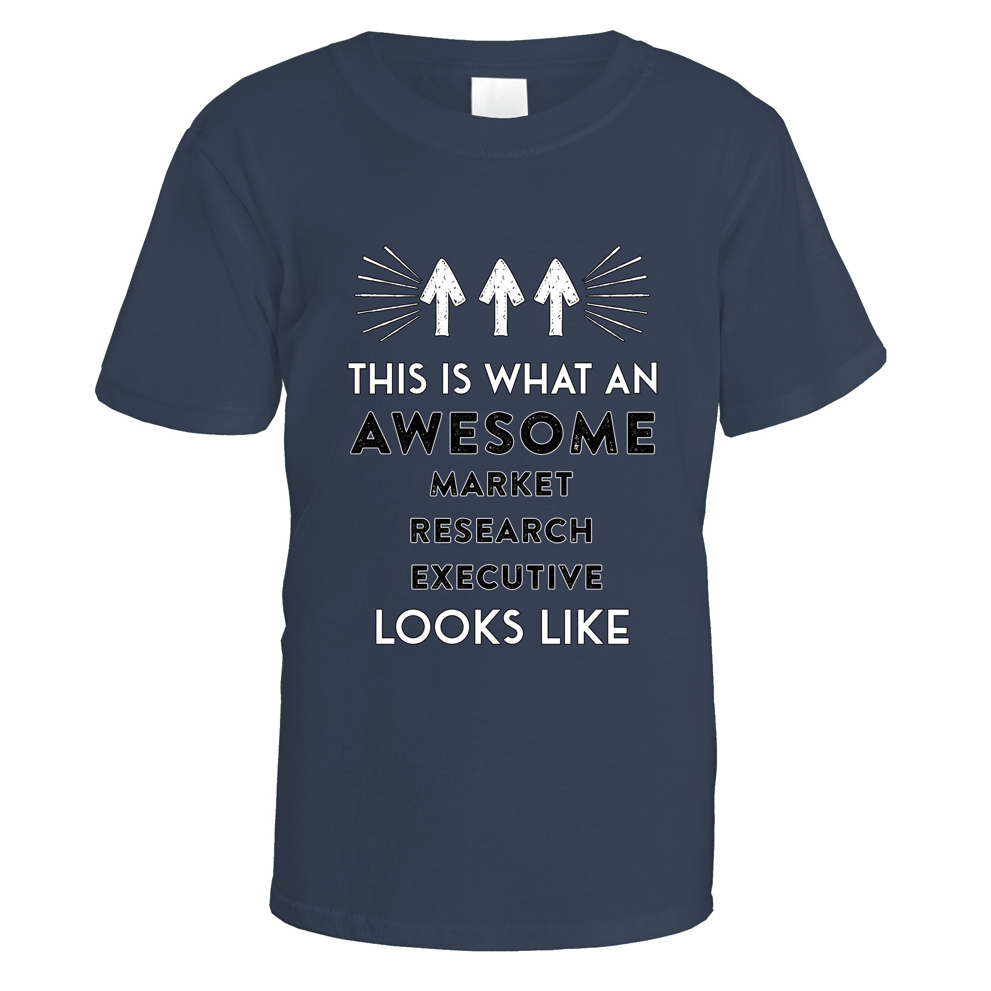 awesome-market-research-executive-t-shirt - Navy