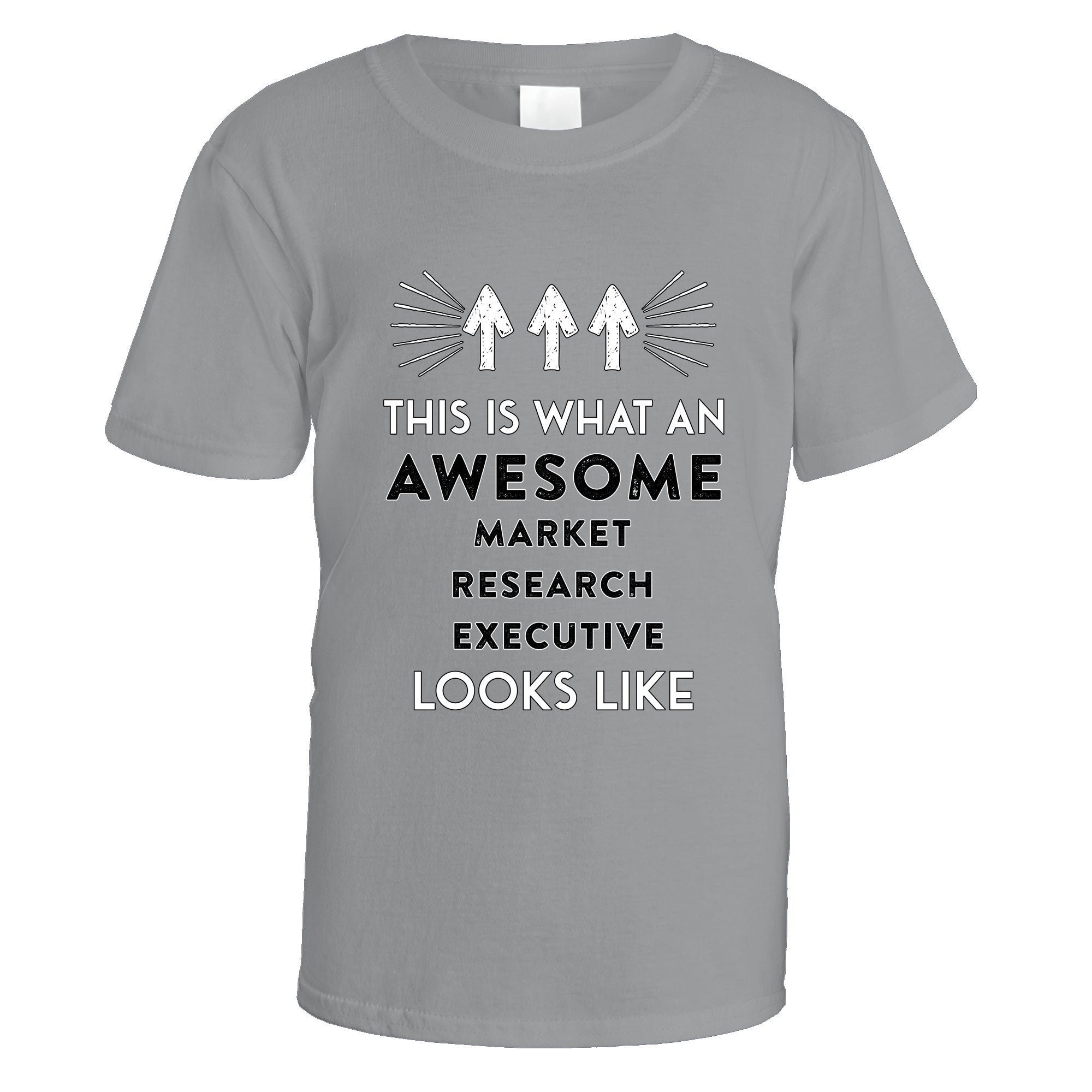 awesome-market-research-executive-t-shirt - Sports Grey