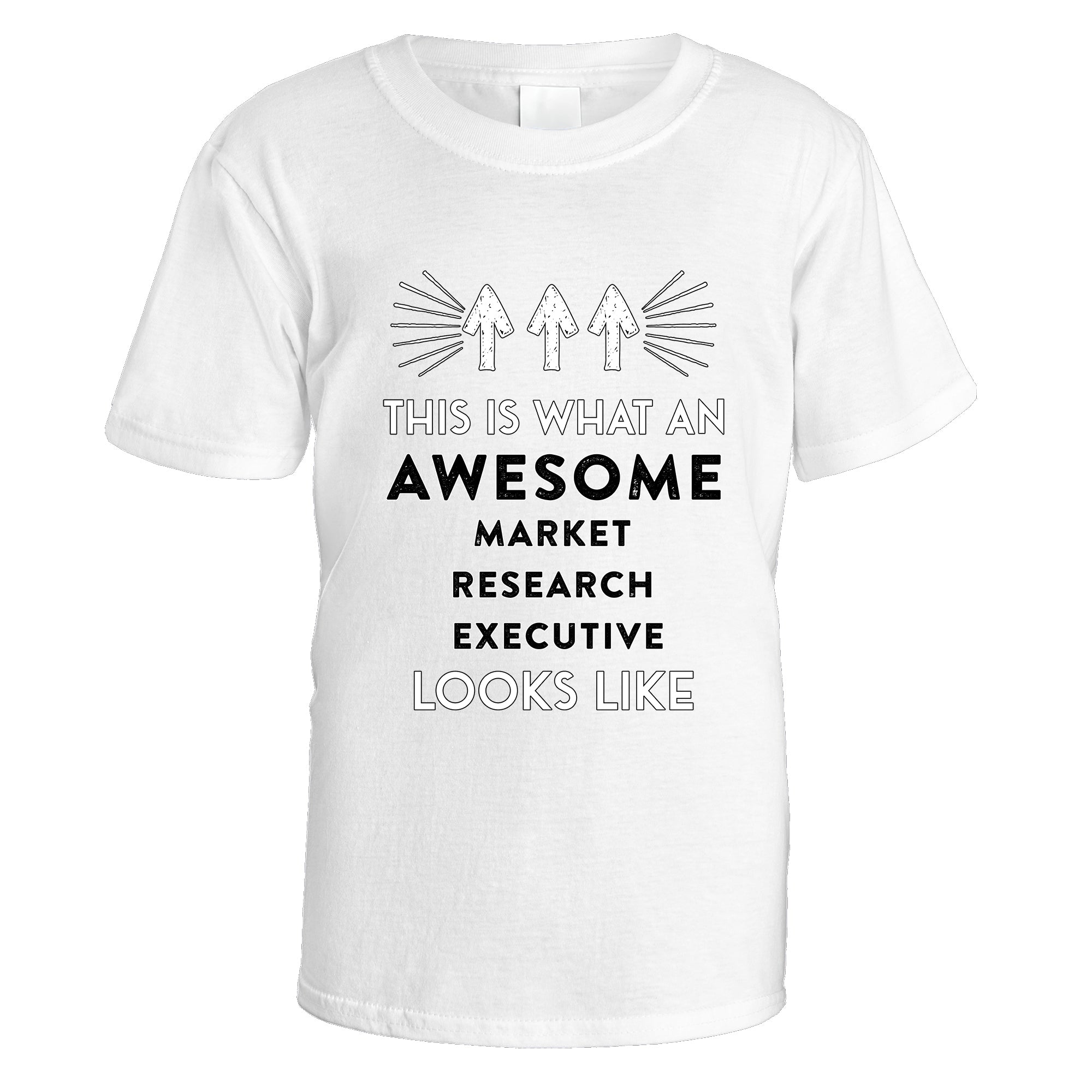 awesome-market-research-executive-t-shirt - White