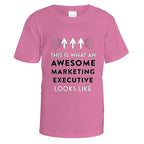 Awesome Marketing Executive T-Shirt - Small / Azalea