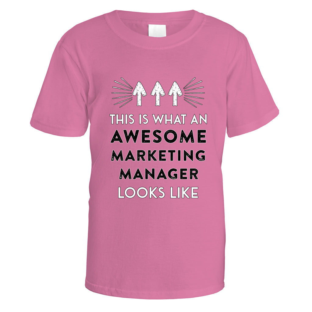 Awesome Marketing Manager T-Shirt - Small / Azalea