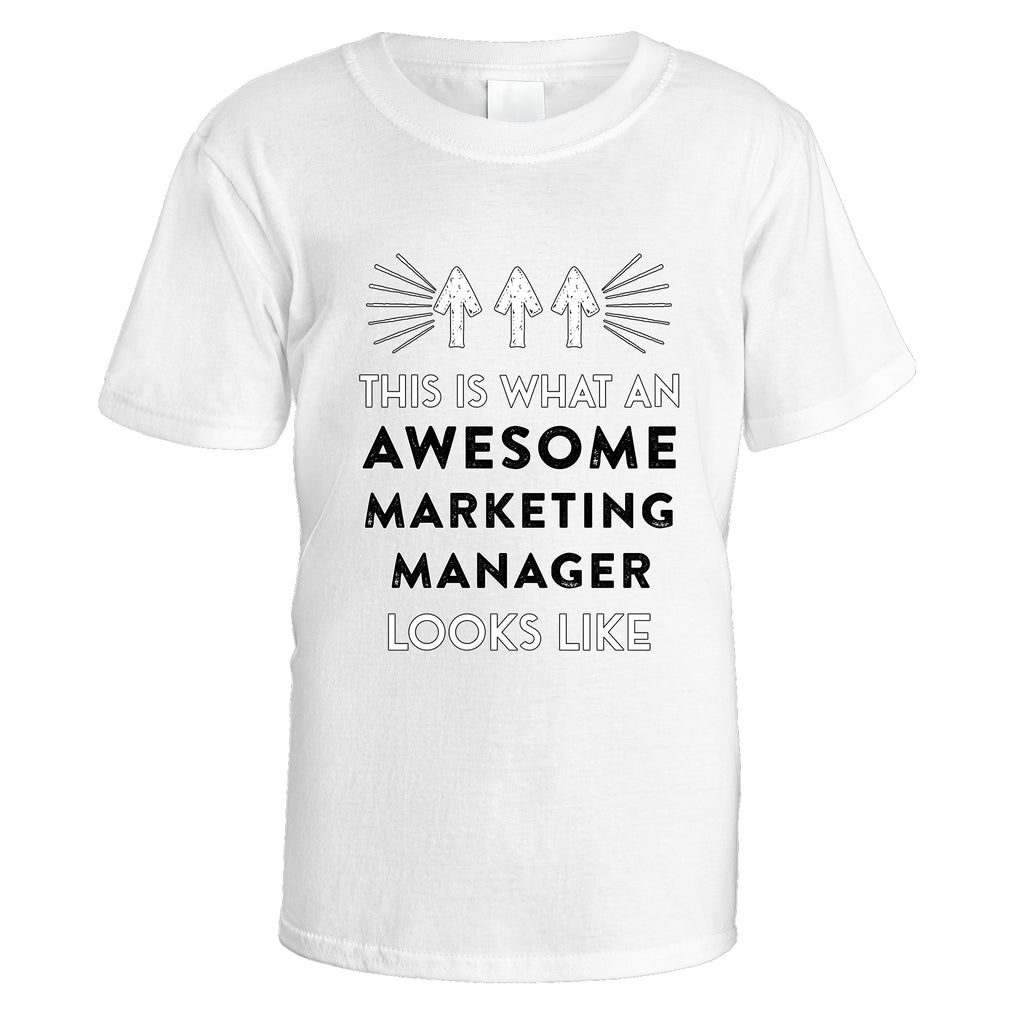 awesome-marketing-manager-t-shirt - White