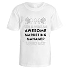 awesome-marketing-manager-t-shirt - White