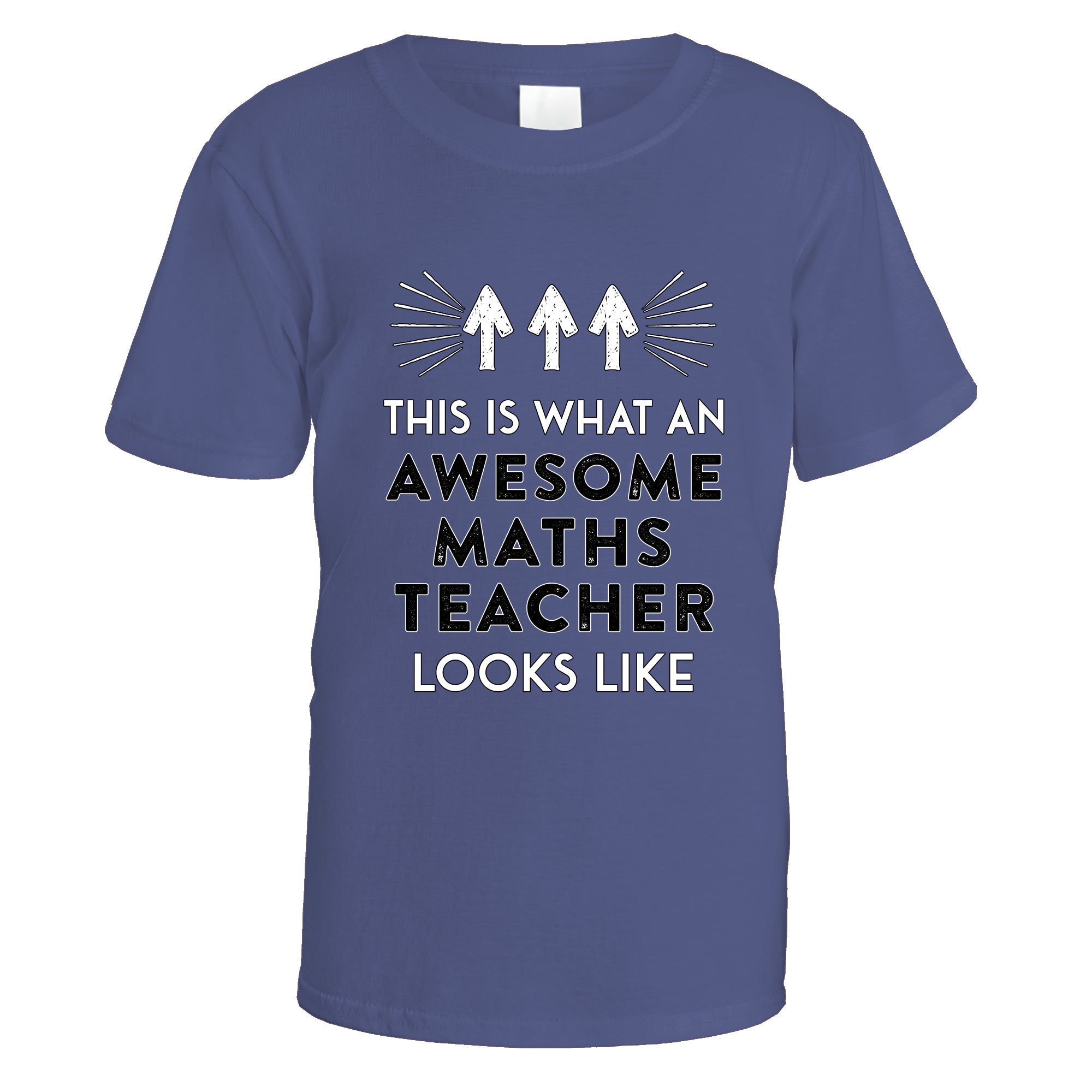 awesome-maths-teacher-t-shirt - Purple