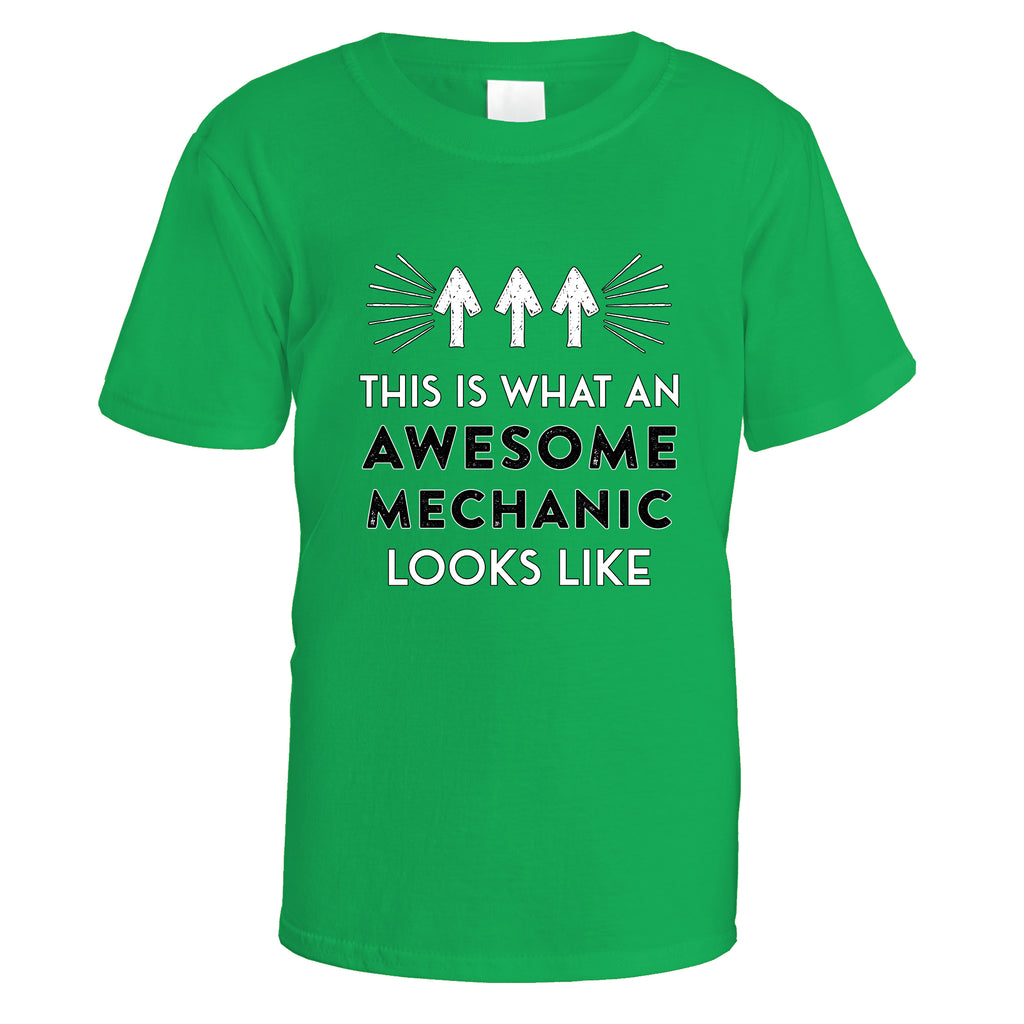 Awesome Mechanic T-Shirt - Small / Irish Green