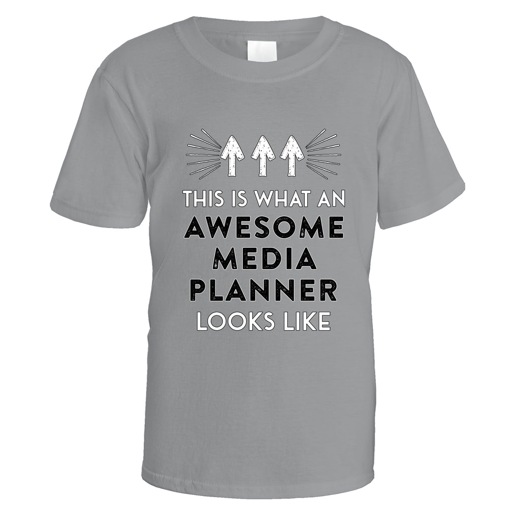Awesome Media Planner T-Shirt - Small / Sports Grey