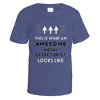 Awesome Metal Detectorist T-Shirt - Large / Purple
