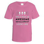 Awesome Metallurgist T-Shirt - Small / Azalea