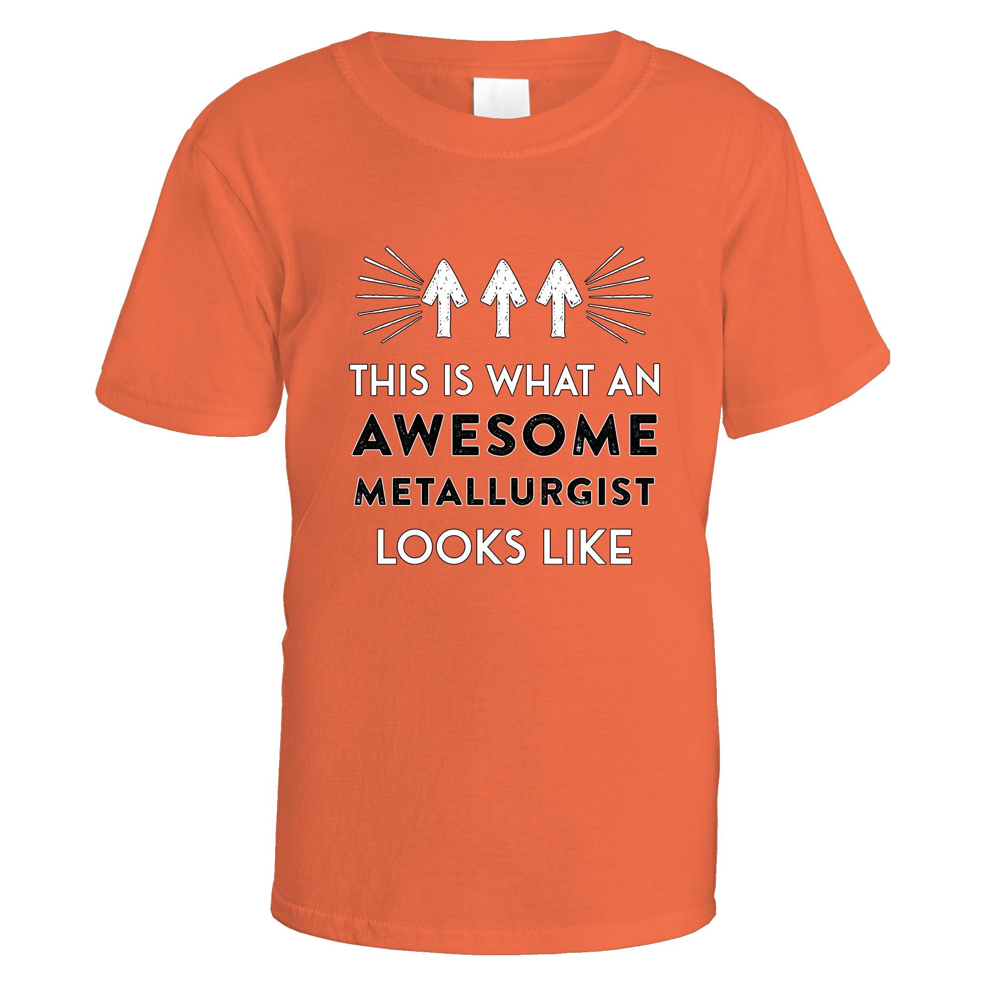 awesome-metallurgist-t-shirt - Orange
