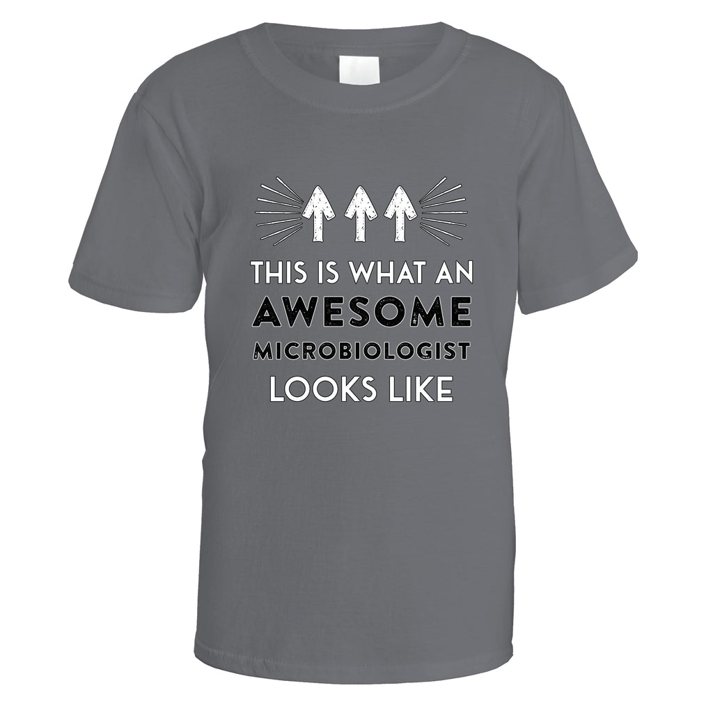 Awesome Microbiologist T-Shirt - Small / Charcoal