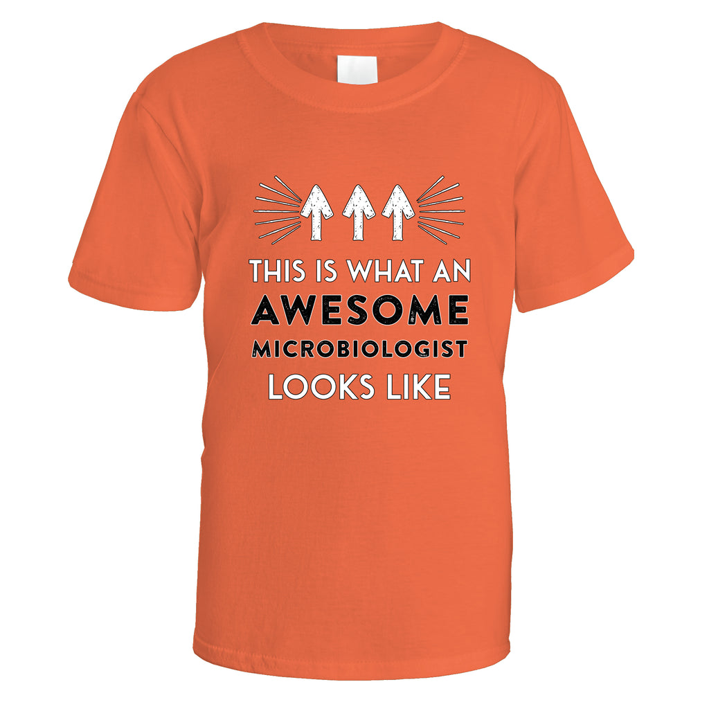 Awesome Microbiologist T-Shirt - Small / Orange