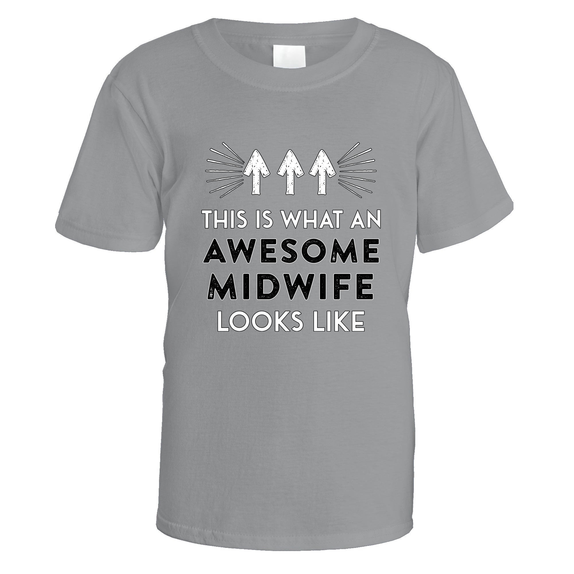 awesome-midwife-t-shirt - Sports Grey