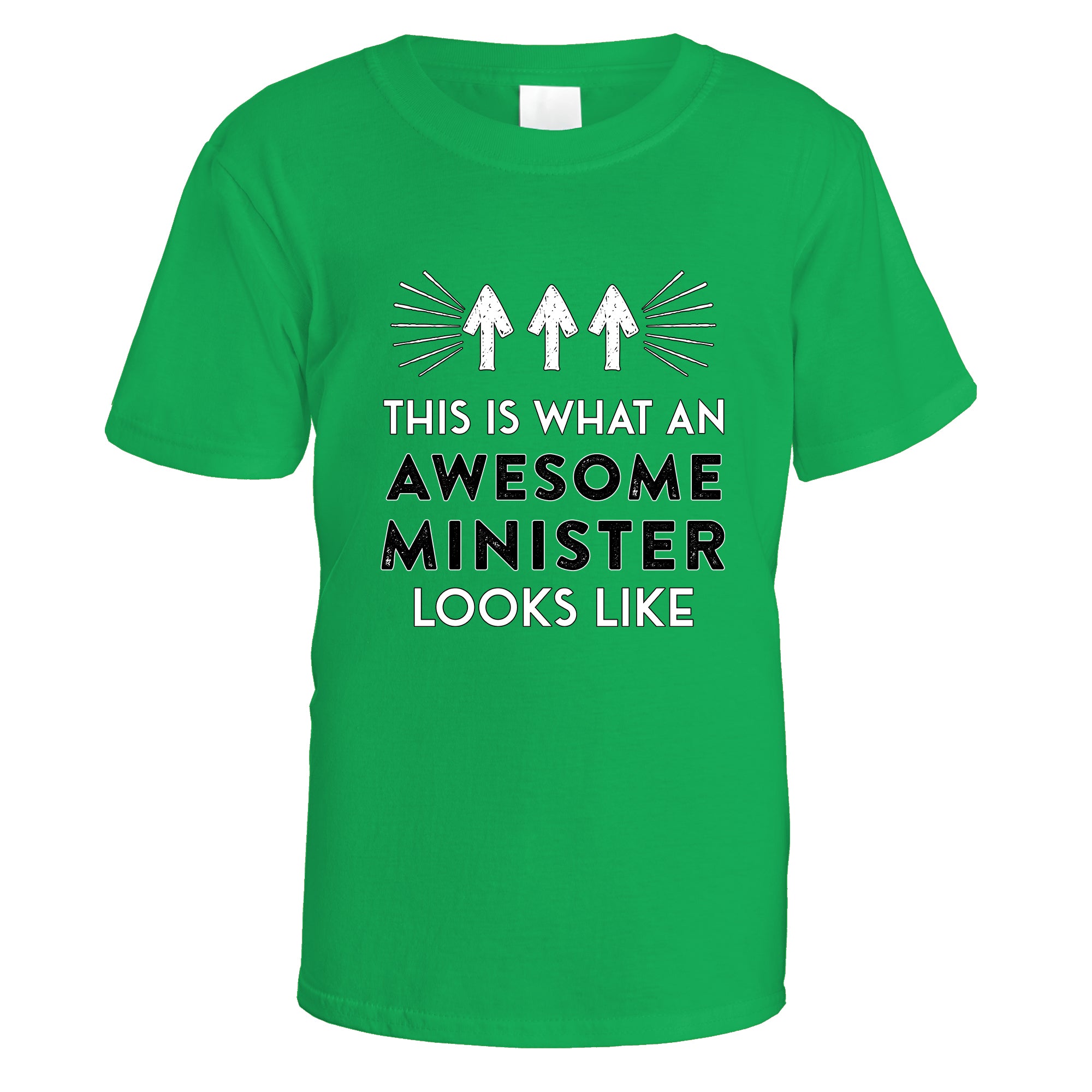 awesome-minister-t-shirt - Irish Green