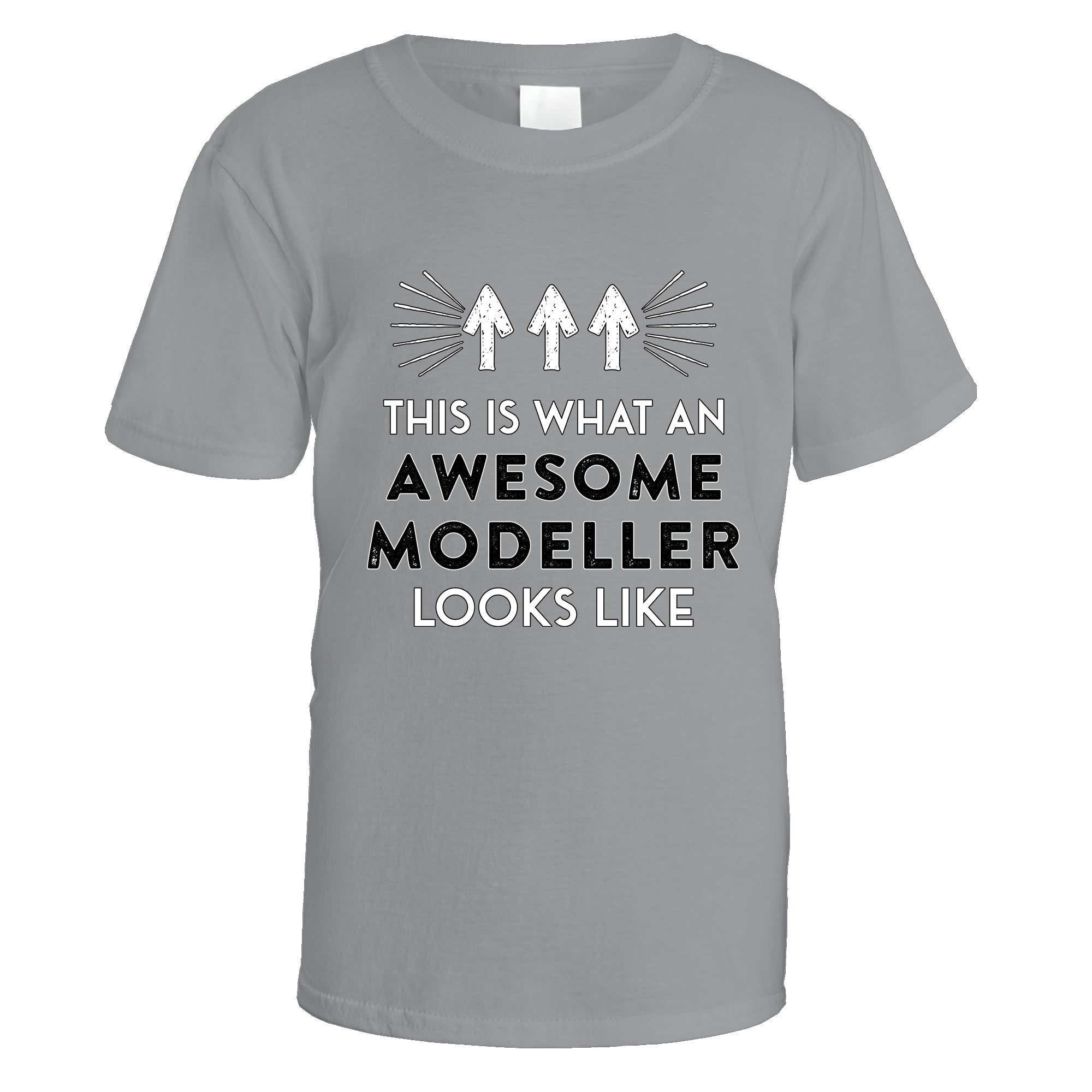 awesome-modeller-t-shirt - Sports Grey