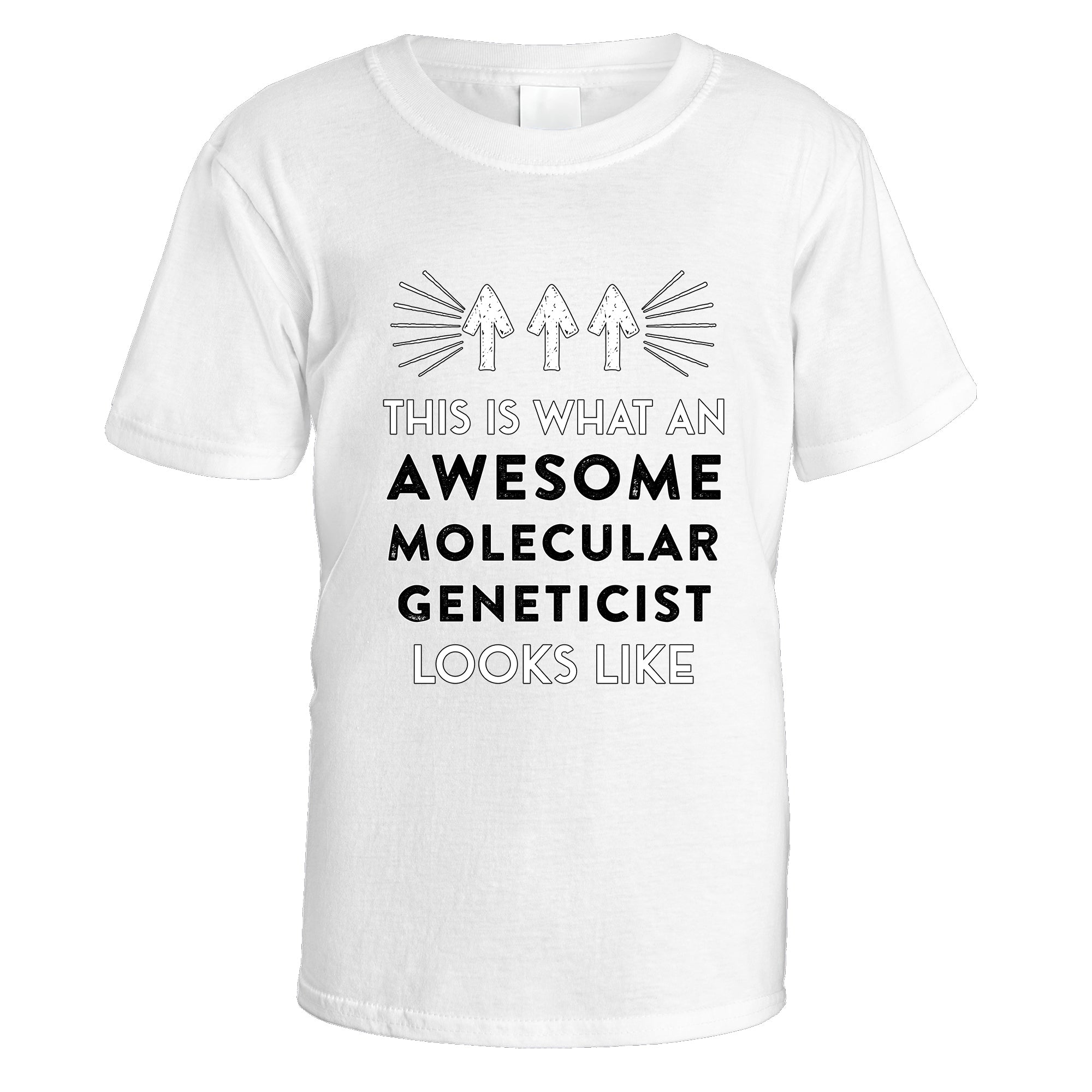 awesome-molecular-geneticist-t-shirt - White