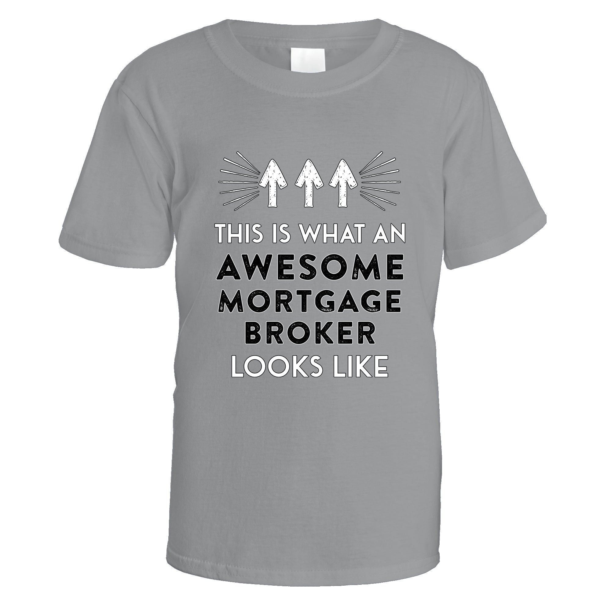 awesome-mortgage-broker-t-shirt - Sports Grey